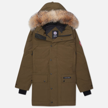 Мужская куртка парка Canada Goose Emory, цвет оливковый, размер XL