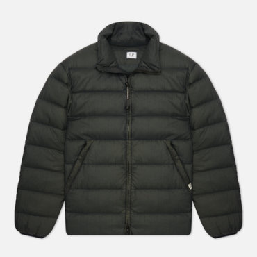 Мужской пуховик C.P. Company Nylon Stand Collar Liner, цвет серый, размер 54