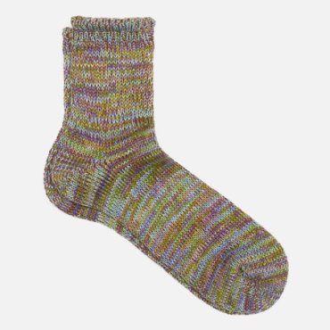Носки Anonymous Ism 5 Color Mix Quarter Thick, цвет оливковый, размер 41-44 EU