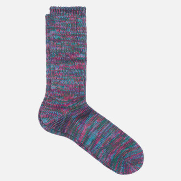 Носки Anonymous Ism 5 Color Mix Crew Thick, цвет фиолетовый, размер 41-44 EU