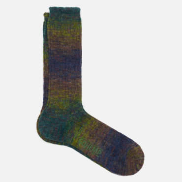 Носки Anonymous Ism Gohemp Splash Pattern Crew, цвет зелёный, размер 41-44 EU