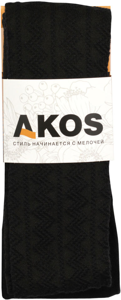 Колготки детские Akos черный р.146-152