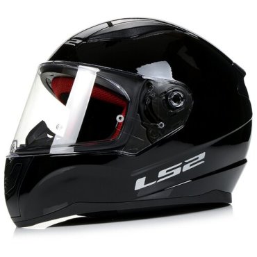 LS2 Мотошлем FF353 RAPID SOLID черный S
