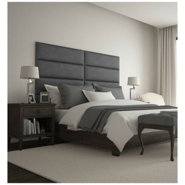 Мягкие панели alcantara Gray 30 x 100