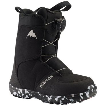 Детские сноубордические ботинки BURTON Grom Boa 13C, black
