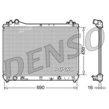 DENSO DRM47017 Радиатор