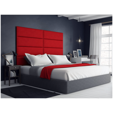 Мягкие панели eco leather Red 30 x 100