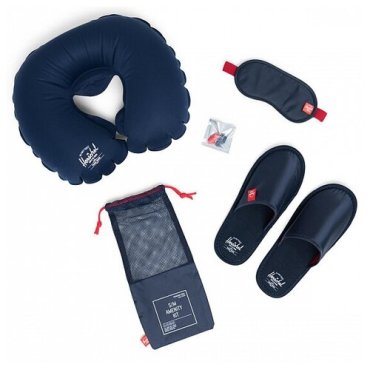 Дорожный набор Herschel Amenity Travel Kit S/M, Navy/Red