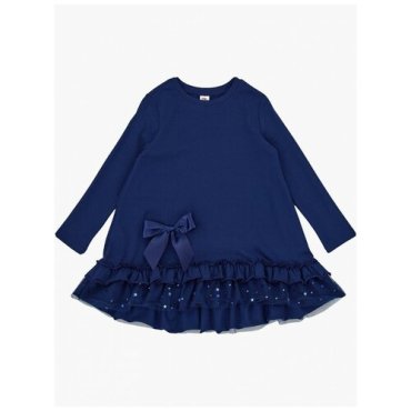 Платье Mini Maxi, модель 6806, цвет синий, размер 98