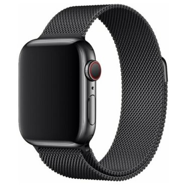 Ремешок для Apple Watch 38mm Миланская петля (Черный)