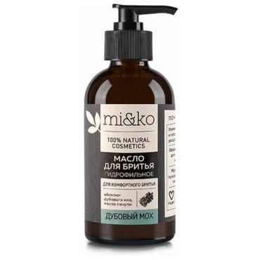 Doctor Oil Гидрофильное масло для бритья Дубовый мох 100 мл