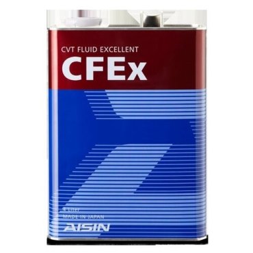 Масло трансмиссионное полусинтетическое CVT Fluid Excellent CFEX, 4л (Производитель: Aisin CVTF7004)