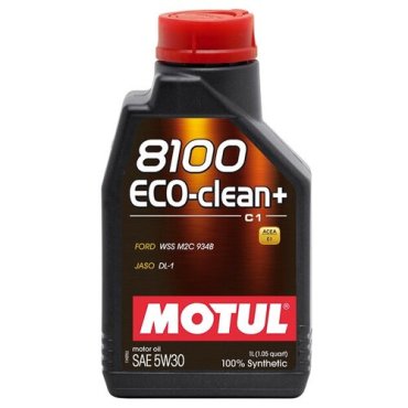 Моторное масло MOTUL 8100 ECO-CLEAN+ SAE 5W-30, 1 л.