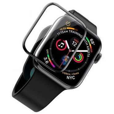 Защитное стекло full screen для Apple Watch 5 COTEetCI 4D Full glue (44mm)