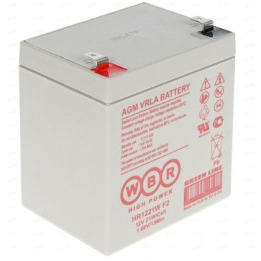 Аккумулятор 12V 5Ah WBR HR1221W F2