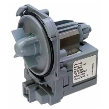 Askoll C00266228 (292369, RS0656) Мотор сливного насоса (помпа) M50 30Вт для стиральных машин