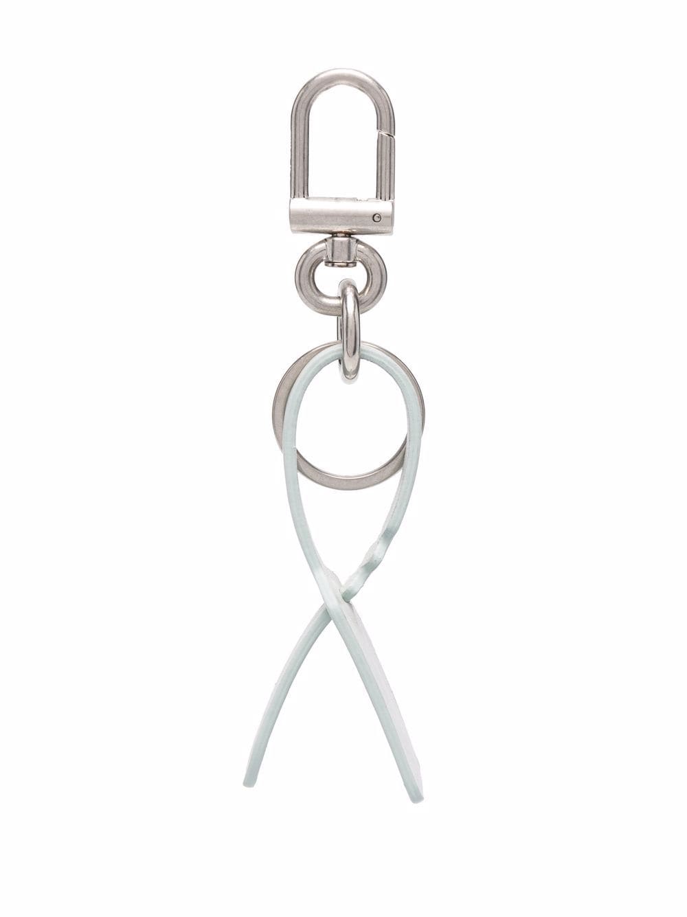 Off-White luggage tag ring keyring