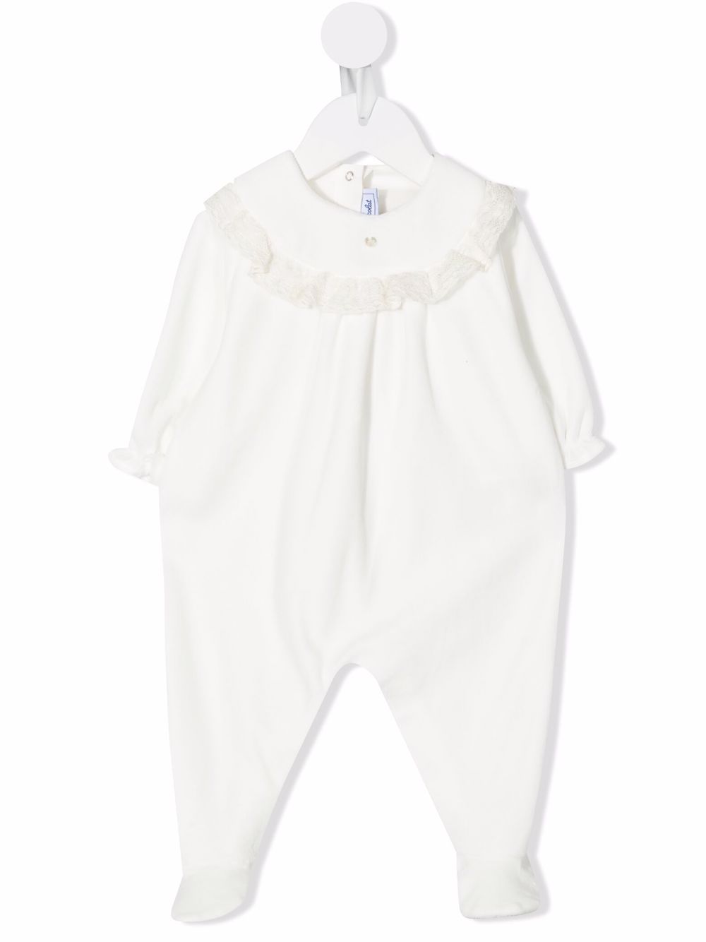 Tartine Et Chocolat bib-collar velvet babygrow