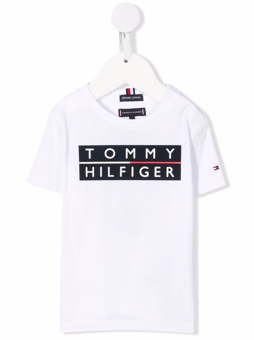 Tommy Hilfiger Junior logo-print cotton T-shirt