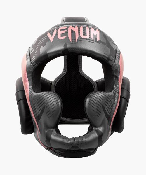 Боксерский шлем Venum Elite Black/Pink Gold Venum