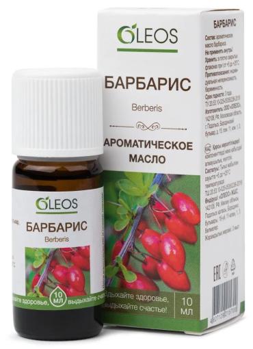 Масло ароматическое Oleos "Барбарис", 10мл