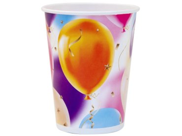 Бумажные стаканы Paterra Шарики 250ml 15шт 401-871
