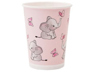 Бумажные стаканы Paterra Слоники 250ml 15шт 401-869