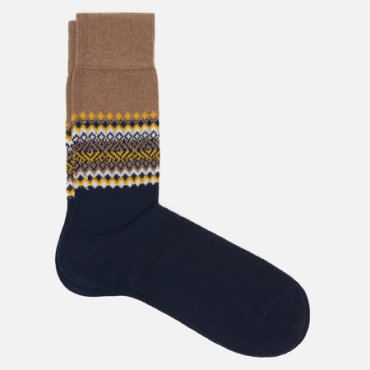 Носки Burlington Ancient Fair Isle, цвет синий, размер 40-46 EU