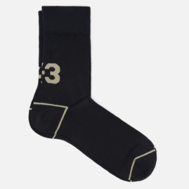 Носки Y-3 High Tennis, цвет чёрный, размер 43-45 EU