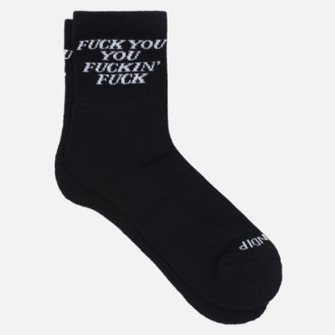 Носки RIPNDIP Fucking Fuck Mid, цвет чёрный, размер 40-46 EU