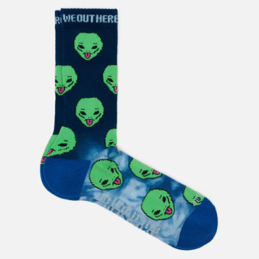 Носки RIPNDIP We Out Here, цвет синий, размер 40-46 EU