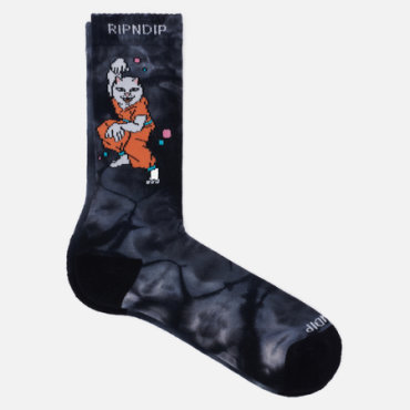 Носки RIPNDIP Super Sanerm, цвет чёрный, размер 40-46 EU