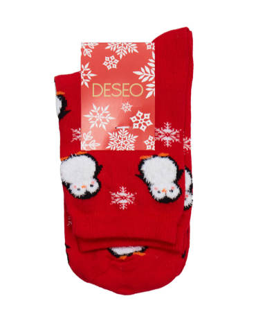 Носки DESEO 2.1.2.21.04.17.00199/001444 красные OS
