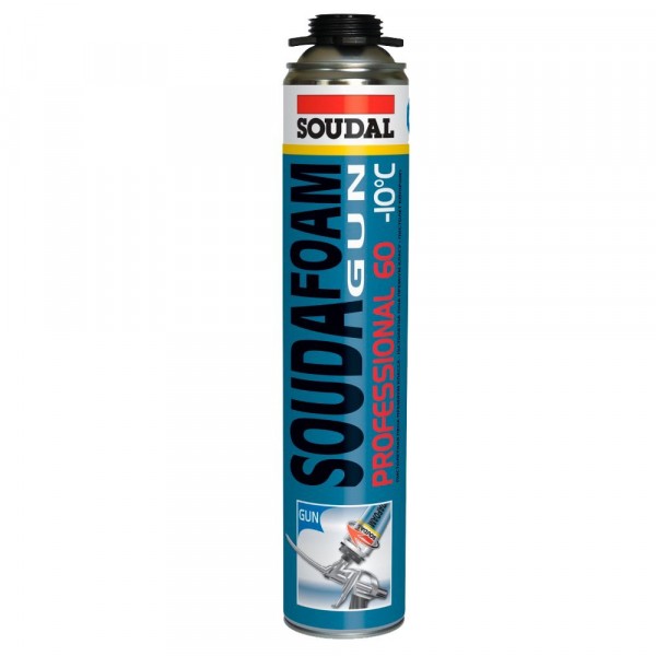 пена монтажная soudal professional 750мл профи 60л зима
