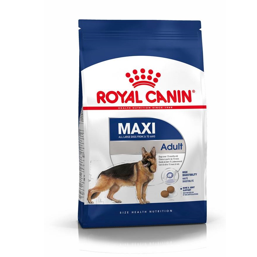 Корм для взрослых собак крупных пород 26-44 кг от 15 месяцев до 5 лет Royal Canin Maxi Adult ~ 3 кг