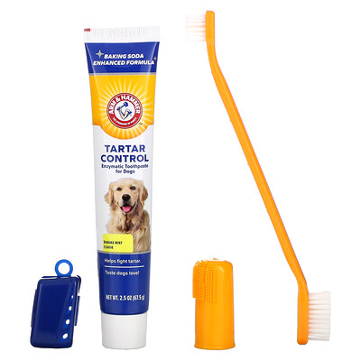 Arm & Hammer Tartar Control, стоматологический набор для собак, банан и мята