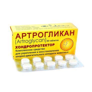 Хондропротектор для любого вида животных Прочее Артрогликан таблетки 30 таб.