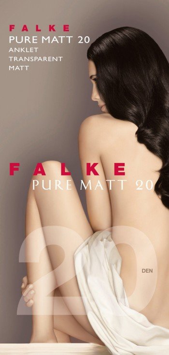 Носки женские FALKE Pure matt SO черные 35-38