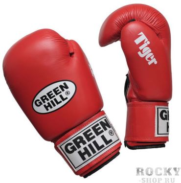 Детские перчатки боксерские tiger, 8 унций Green Hill