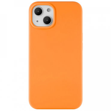 Чехол uBear Touch Сase для iPhone 13 Liquid silicone оранжевый