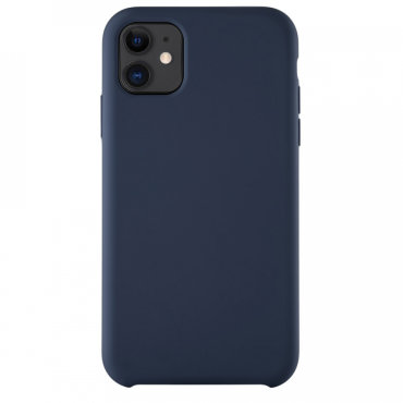 Чехол защитный uBear Touch Case для iPhone 11 soft-touch силикон синий