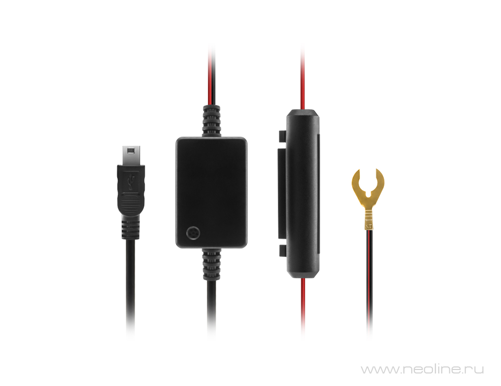 Кабель питания Neoline Fuse Cord для видеорегистраторов с micro USB