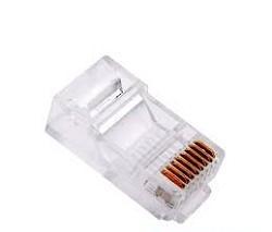 Коннектор телефонный VCOM VTE7716-1/100 RJ-12 6P4C (6 мест, 4 контакта ) 100 шт. в упаковке