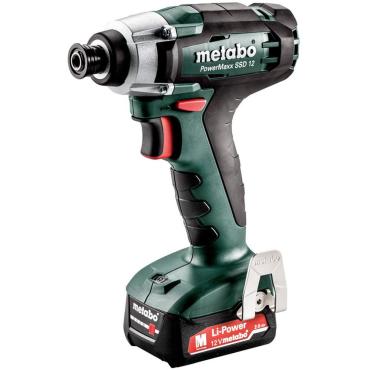 Гайковерт Metabo PowerMaxx SSD 12 2.0Ач х2 кейс 601114500