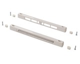 Комплект c контролем потока воздуха: клапан вентиляционный SM Tip Vent MINI + козырек наружный Press MINI, 4-16 m3/ч, белый