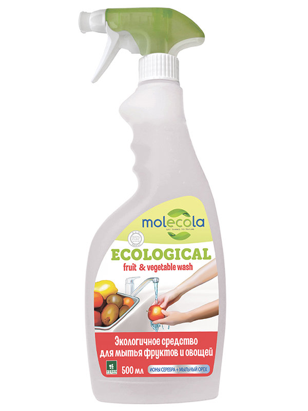Средство для мытья фруктов и овощей Molecola 500ml 70273