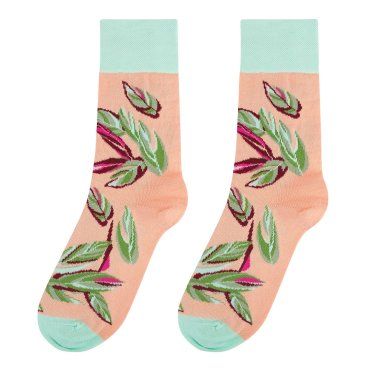 Носки Kawaii Factory листья разноцветные 35-39
