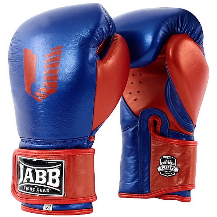 Боксерские перчатки Jabb JE-4069/Eu Fight синий/красный 14oz