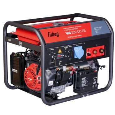 Сварочный генератор FUBAG WS 230 DC ES, мощность: 5 кВт, тип двигателя: Fubag GF 460, время работы: 9 ч