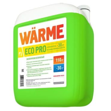 Теплоноситель WARME ECO Pro 30 пропиленгликоль, 10 кг